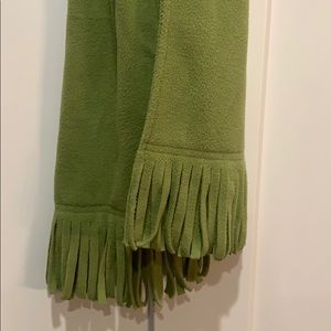 Green Fleece scarf